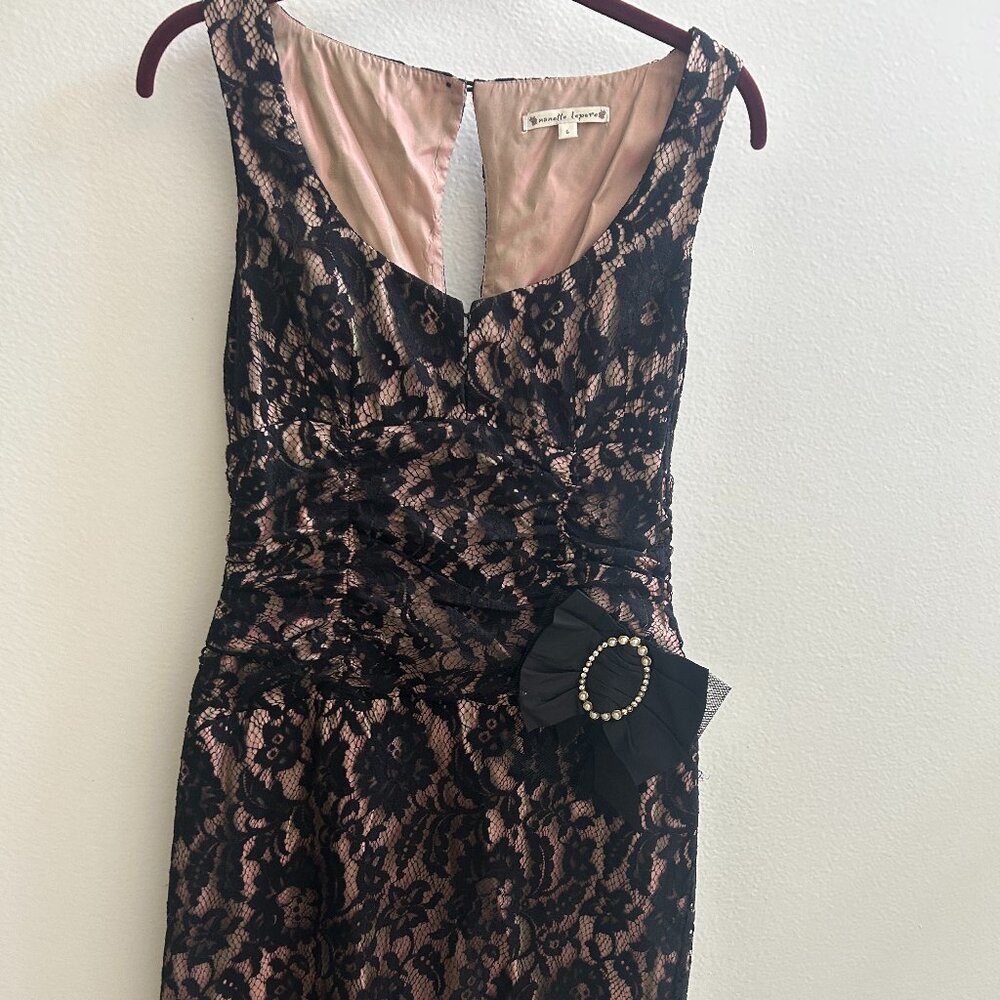 Nanette Lepore Black Lace Cocktail Dress – Size 6/8